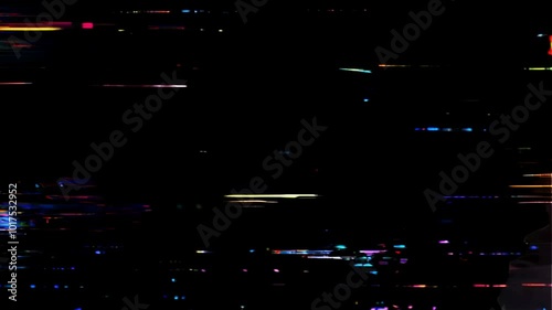 Digital glitch effect, background. 4K