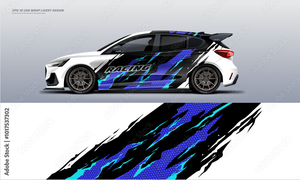 car wrap livery design Hatchback car wrap livery design Hatchback