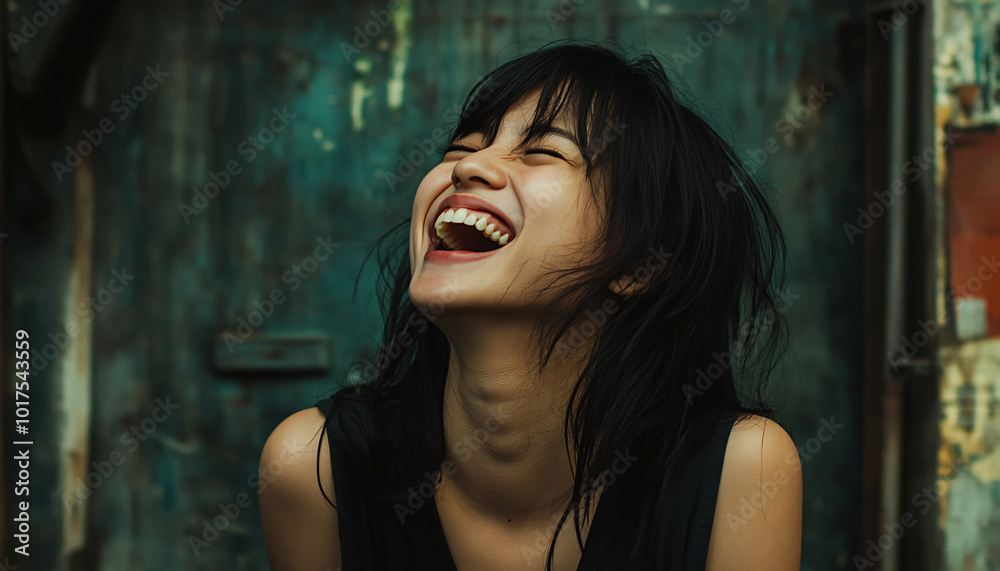Obraz premium Capturing moments of laughter in unexpected places
