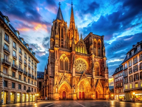 Stunning Light Show at Strasbourg Cathedral - High Dynamic Range Spectacle