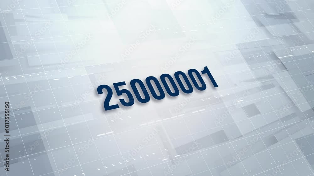 Odometer Increasing Number Counting Zero To 50000000 Odometer Increasing Number Counting Zero To 50000000