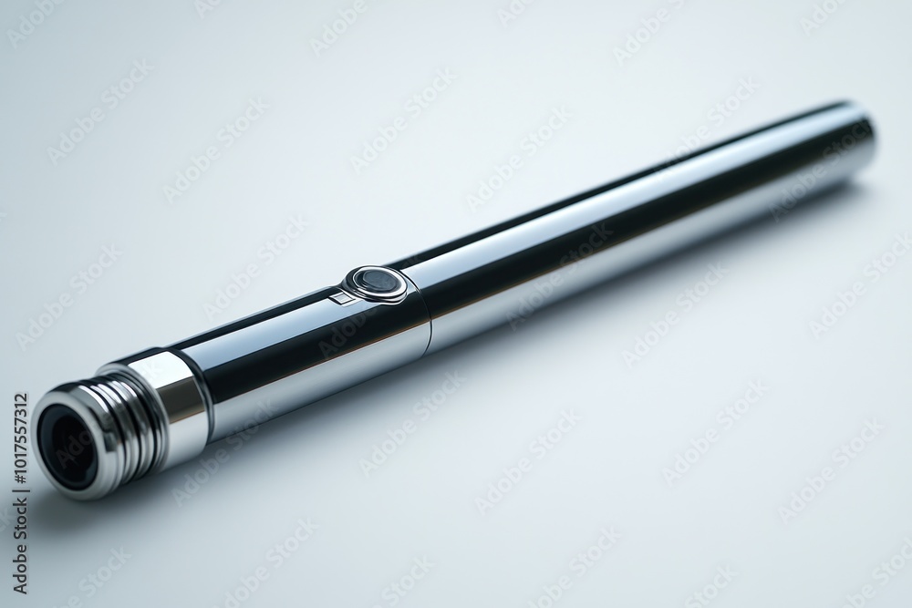 Silver Lightsaber Close-Up Silver Lightsaber Close-Up