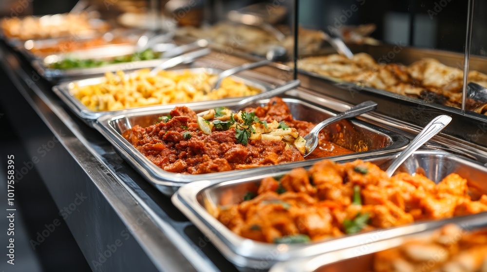 Self service indian food buffet Self service indian food buffet