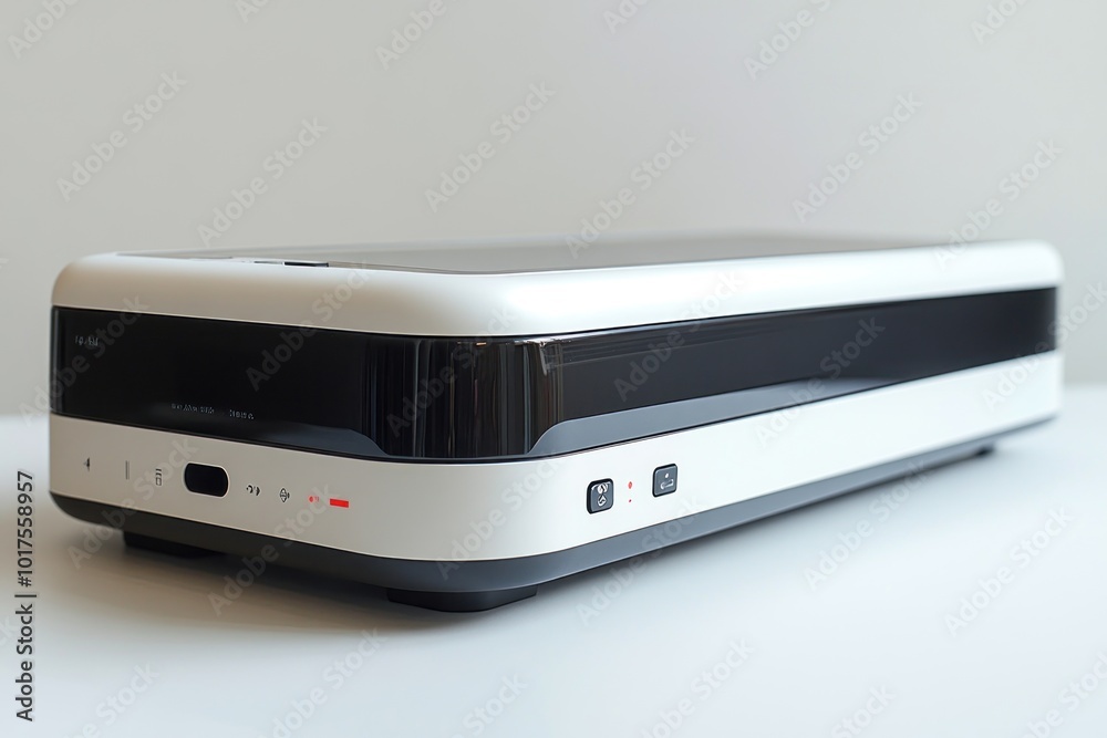 Close Up of a Modern  Media Player