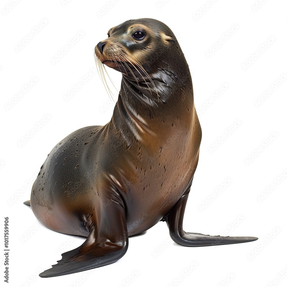 Obraz premium Sea Lion PNG, Marine Mammal, Sea Lion Image