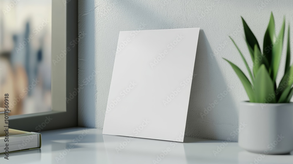 Fototapeta premium Blank sticker design for mockup