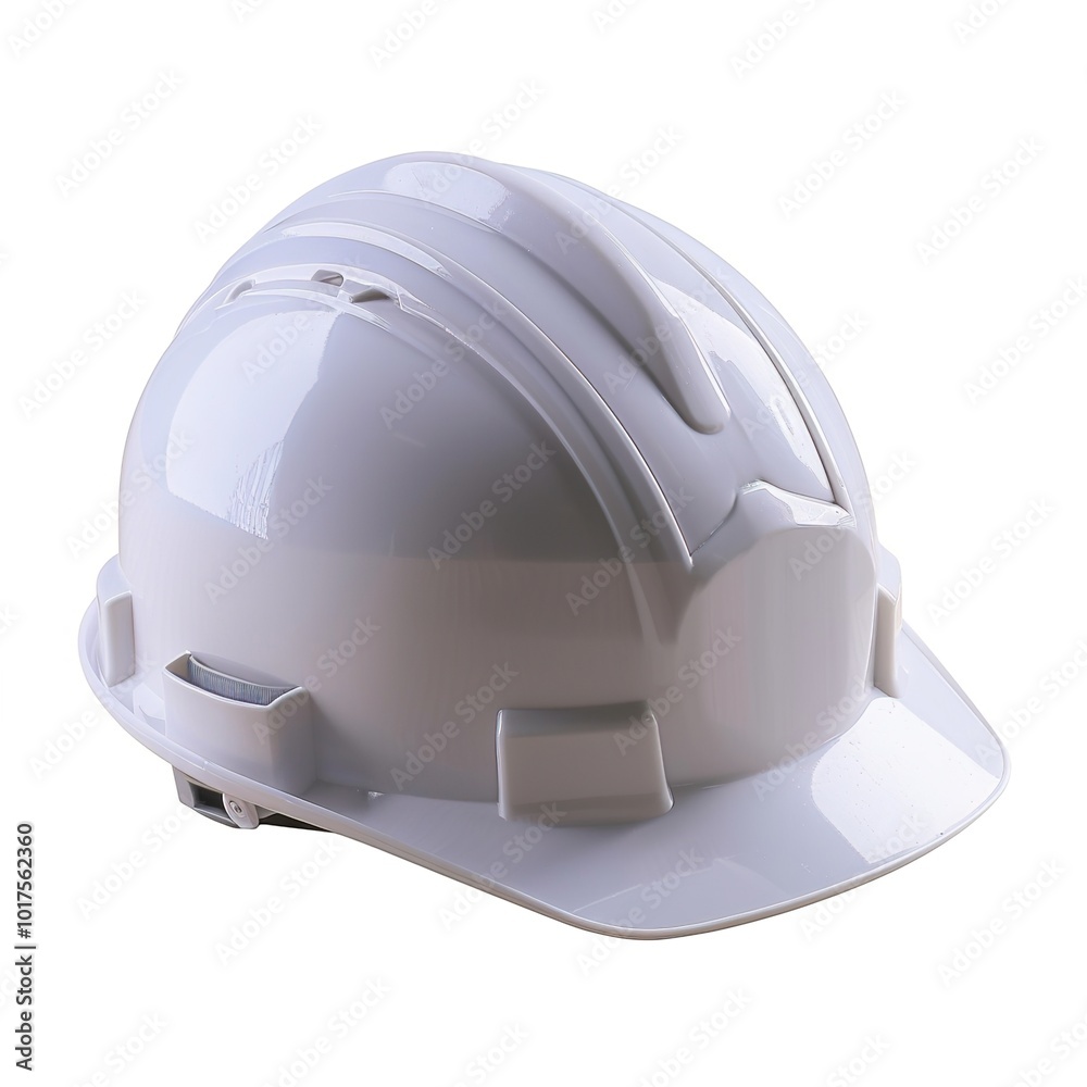 Fototapeta premium white safety helmet isolated on white background 