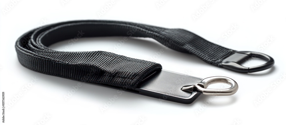 Black Lanyard with Metal Clasp Black Lanyard with Metal Clasp