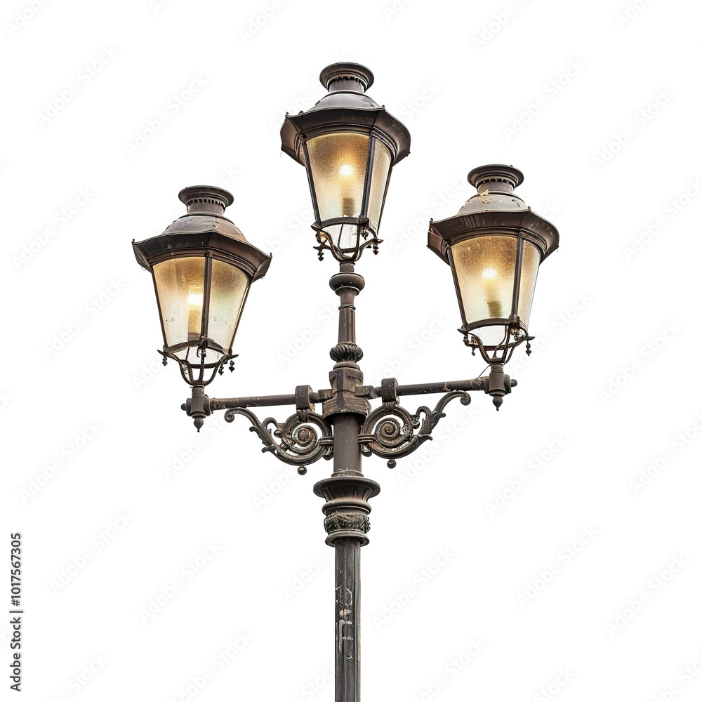 old street lamp in the city transparent background old street lamp in the city transparent background