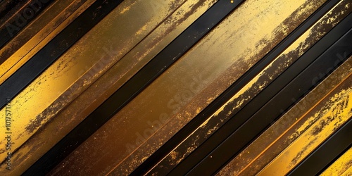 Gold diagonal stripes:background, generative ai 