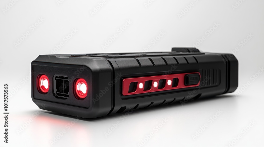 Portable Power Bank Device with Red Lights Portable Power Bank Device with Red Lights