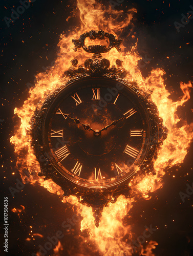 Infernos Grip: Time Consumed by the Eternal Flames photo