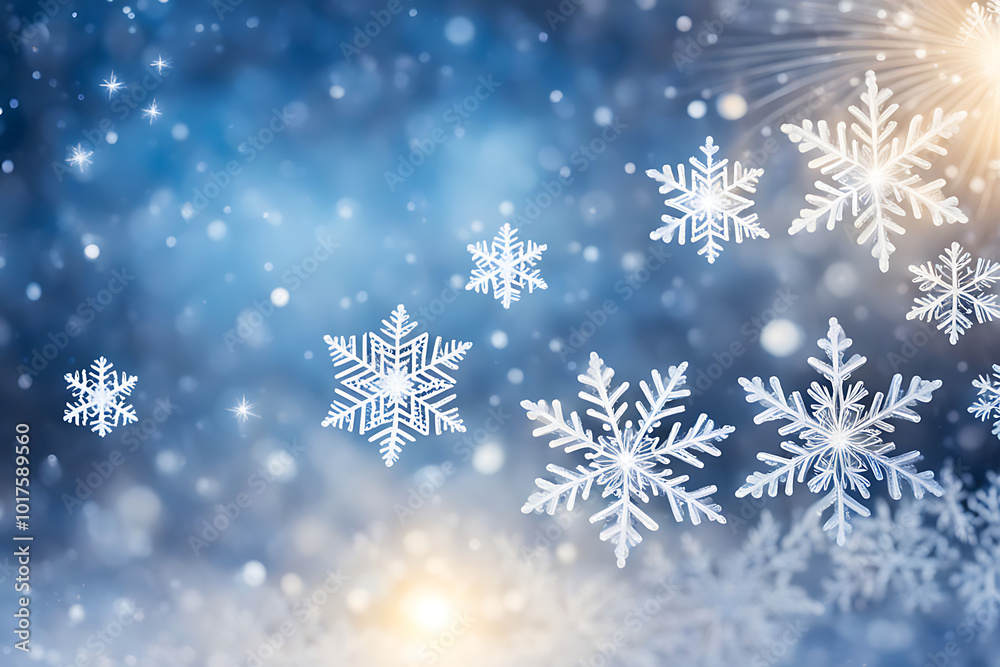 The illuminated snowflakes swirl in soft blur and the light gently reflects against the background, creating a dreamy winter wonder atmosphere.
Snow Crystal Background Card Design, ai The illuminated snowflakes swirl in soft blur and the light gently reflects against the background, creating a dreamy winter wonder atmosphere.
Snow Crystal Background Card Design, ai