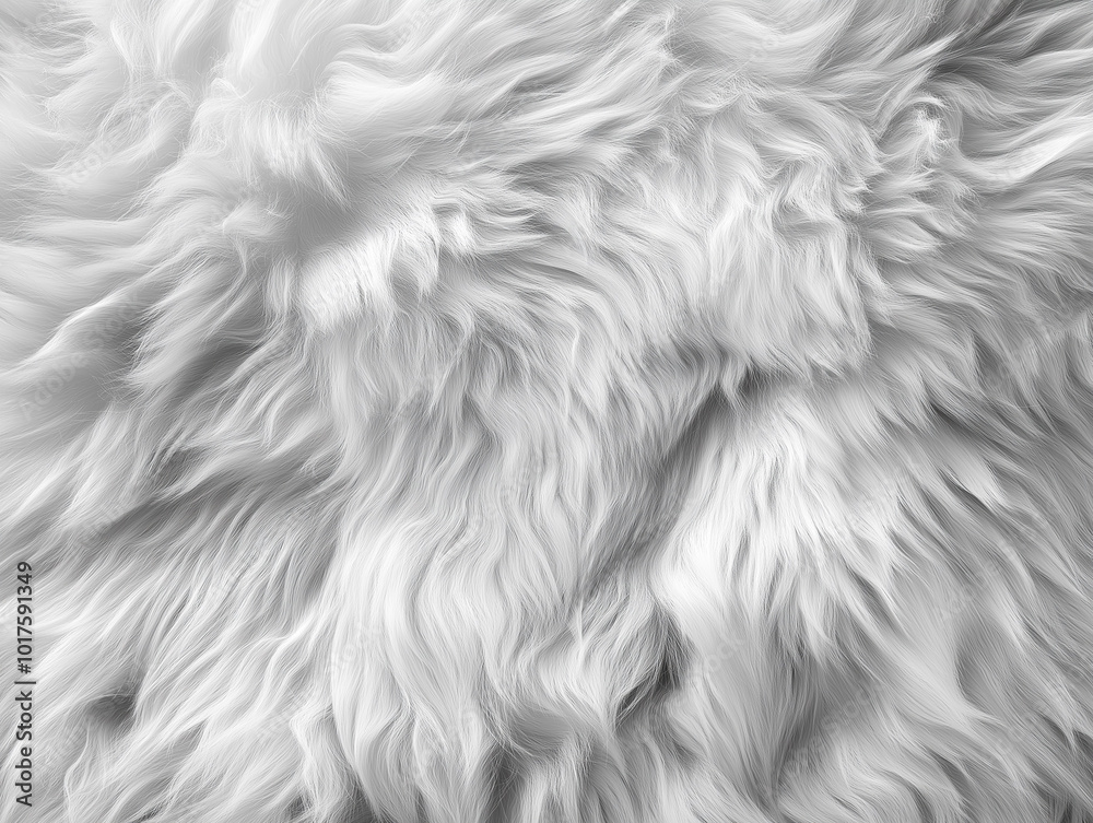 Fototapeta premium animal fur texture, realistic fur background, fluffy fur, soft fur texture
