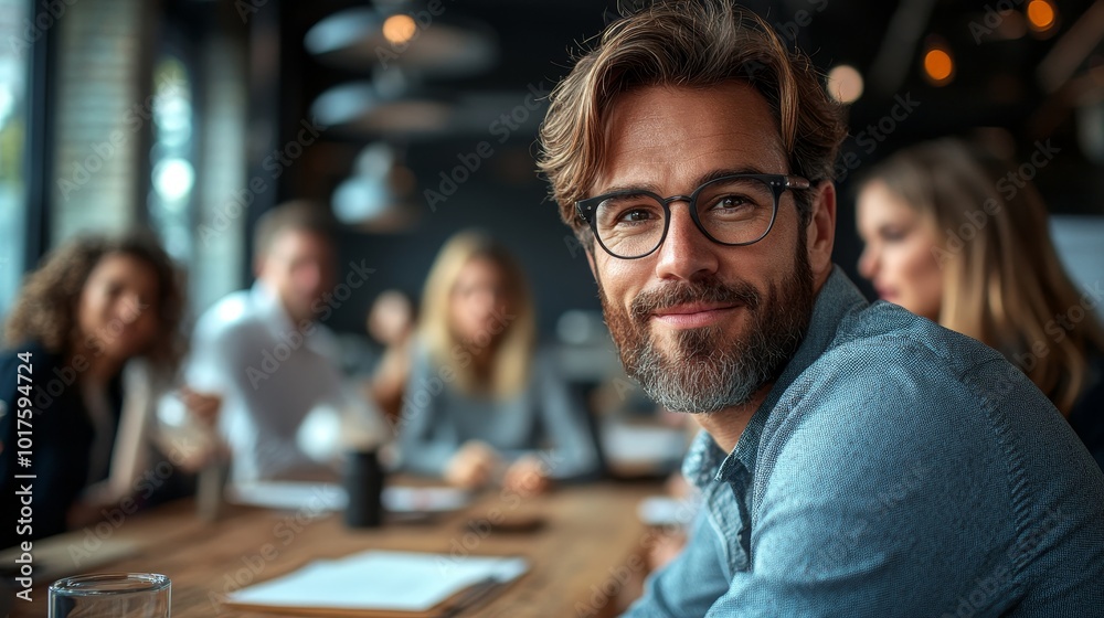 I have some ideas for you. Shot of a group of businesspeople having a meeting at work, Generative AI I have some ideas for you. Shot of a group of businesspeople having a meeting at work, Generative AI