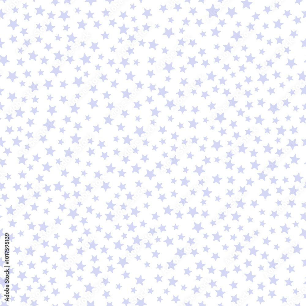 All over seamless repeat pattern with ditsy tiny little sft purple stars on white. Versatile trendy ditsy background for baby girl, kids, baby nursery, packaging and more. All over seamless repeat pattern with ditsy tiny little sft purple stars on white. Versatile trendy ditsy background for baby girl, kids, baby nursery, packaging and more.