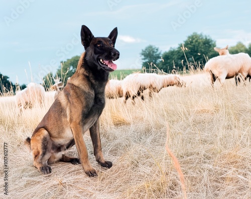 malinois in nature photo