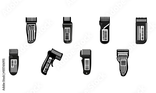 hair clippers logo design inspiration