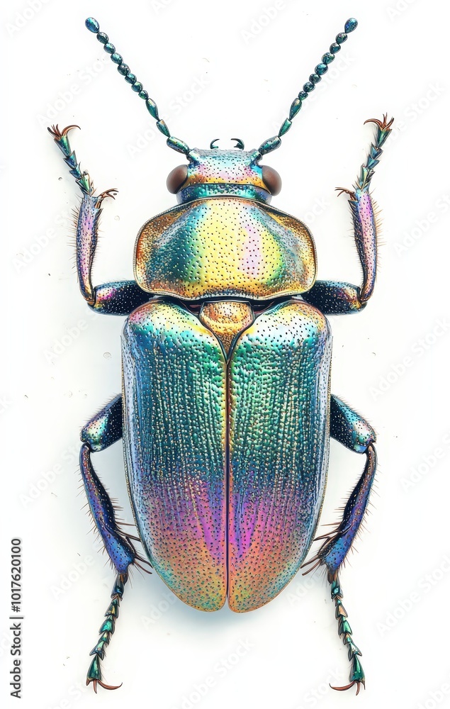 Close-up of a Jewel Beetle Close-up of a Jewel Beetle