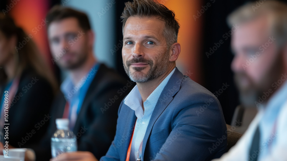 A business leader discussing cloud transformation at a corporate summit, sharing insights on cloud technology impact on industries. A business leader discussing cloud transformation at a corporate summit, sharing insights on cloud technology impact on industries.