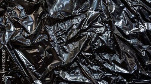 Plastic Wrinkled Film Background - a unique and modern visual. The plastic wrinkled film creates an eye-catching and stylish backdrop