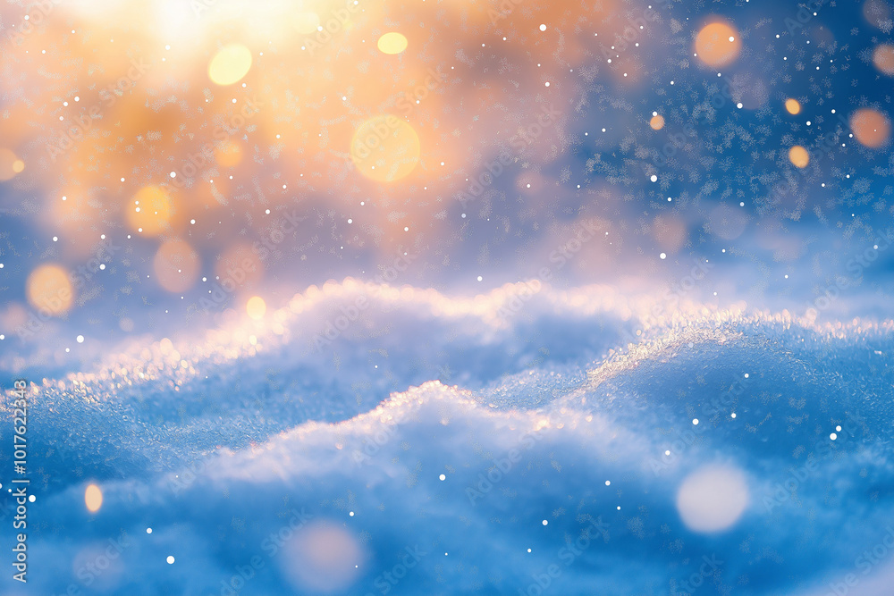 Vibrant abstract blue background featuring soft bokeh lights. AI generation Vibrant abstract blue background featuring soft bokeh lights. AI generation