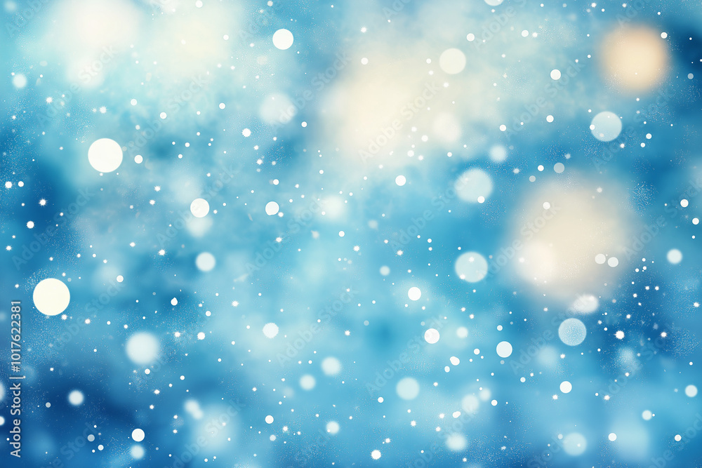 Vibrant abstract blue background featuring soft bokeh lights. AI generation Vibrant abstract blue background featuring soft bokeh lights. AI generation