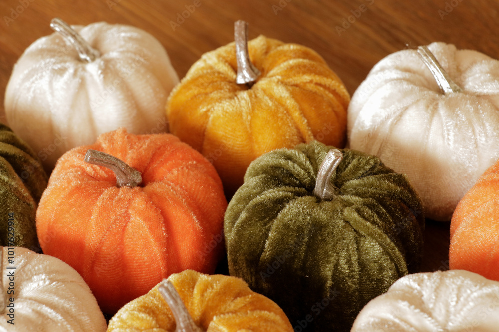 Velvet pumpkin decor. Fall autumn decorations. Velvet pumpkin decor. Fall autumn decorations.