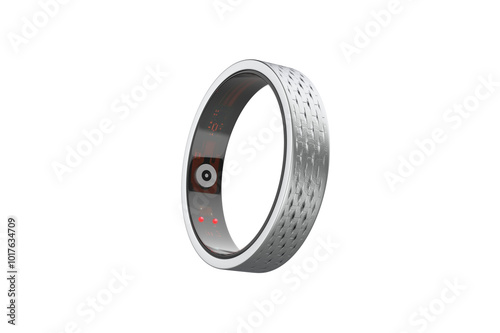 Smart Health Ring Body Monitoring Items Android Smart Ring,Smart Sleep. 3d illustration