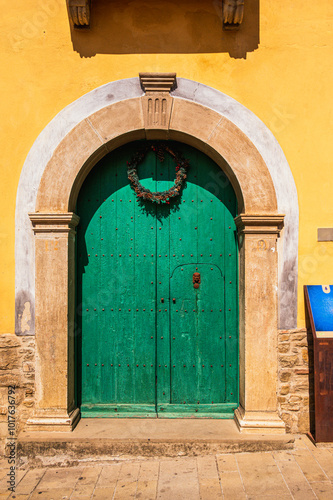 sighteeing during a visit to the village of Castelmezzano, Potenza photo