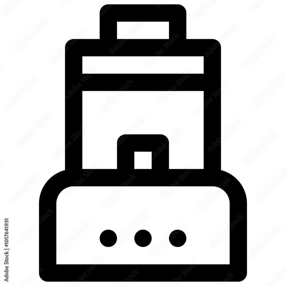Blender. Editable stroke vector icon. Blender. Editable stroke vector icon.