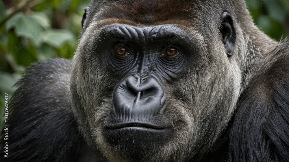Obraz premium close - up of an adult chimpanzee