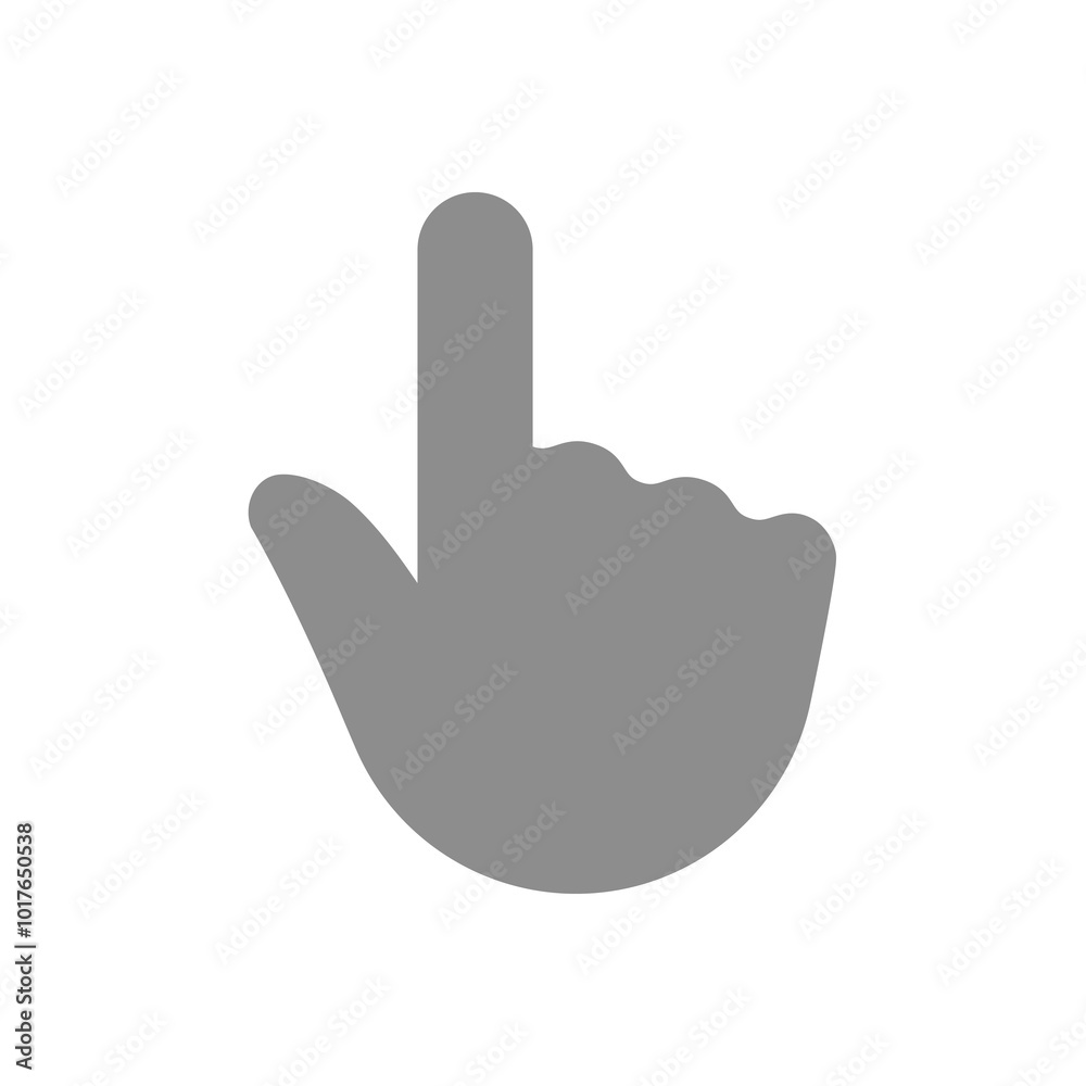 Hand computer cursor vector icon. Click, mouse symbol. Hand computer cursor vector icon. Click, mouse symbol.