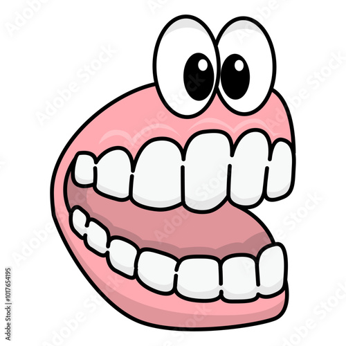 Dentiera simpatica halloween sorriso