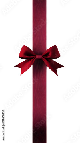 gift ribbon isolated on a white transparent background