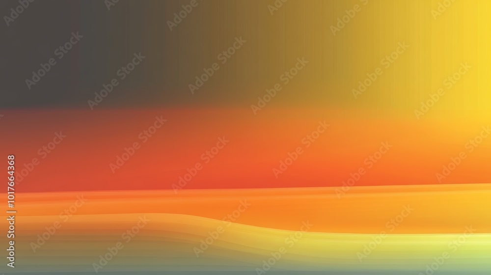 Captivating Abstract Landscape at Sunset with Warm Gradient Colors and Serene Horizon Captivating Abstract Landscape at Sunset with Warm Gradient Colors and Serene Horizon