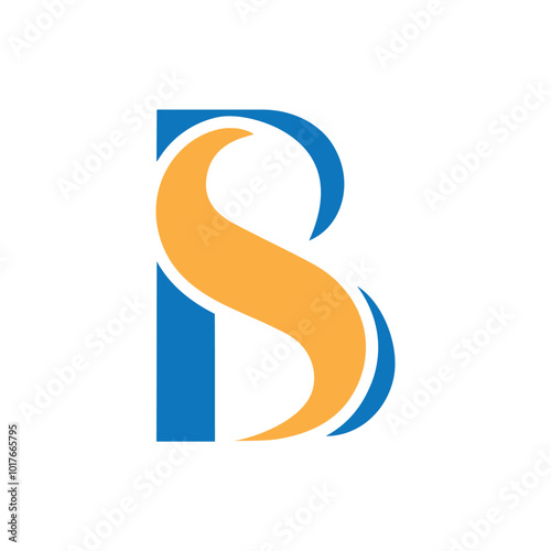 initial sb letter logo design vector template, sb logo vector for monogram, sb icon, sb symbol, bs logo, bs letter, bs initial logo for business.