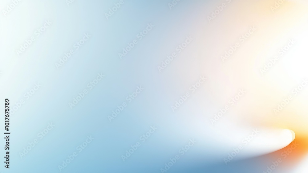 Soft gradient light transitioning from warm to cool tones during the early morning hours in a serene atmosphere
