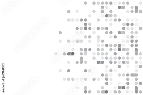 Gray dot pixel modern edge background