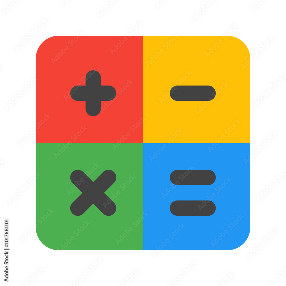 Obraz premium calculator flat icon