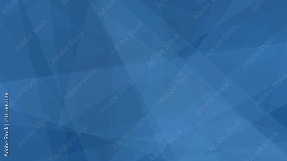 Loopable Dynamic Blue Abstract Background – Rotating Geometric Shapes in 4K Motion Graphics - Modern Backdrop