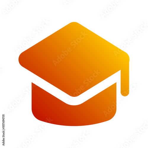mortarboard gradient icon