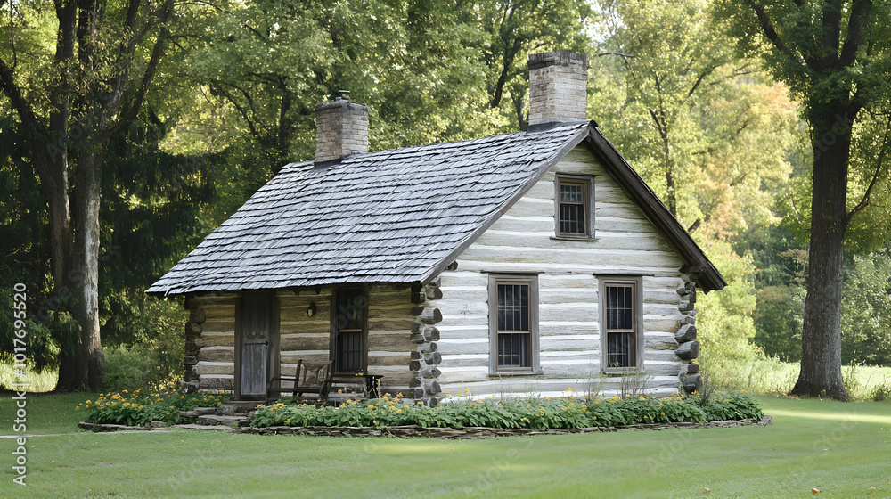 Log Cabin in the Woods. Log Cabin in the Woods.