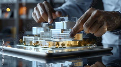 Virtual Real Estate Explore Properties in 3D on Holographic Tablet