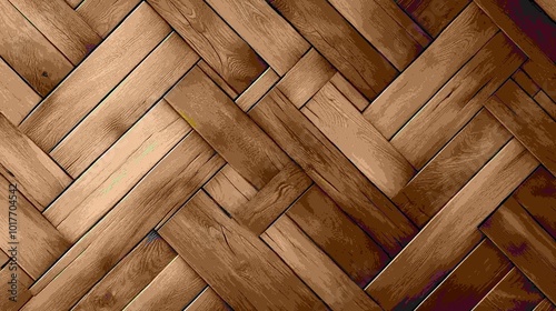 Premium oiled oak parquet with nice texture simple beauty of wood project management premium interiors made in Germany good quality carpentry and craftsmanship : Generative AI 