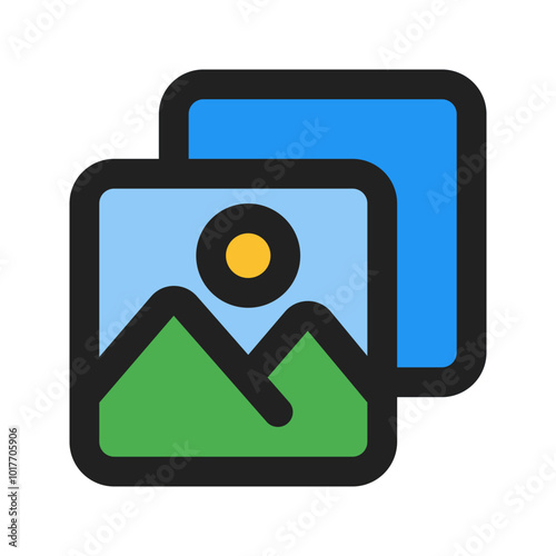 picture line color icon