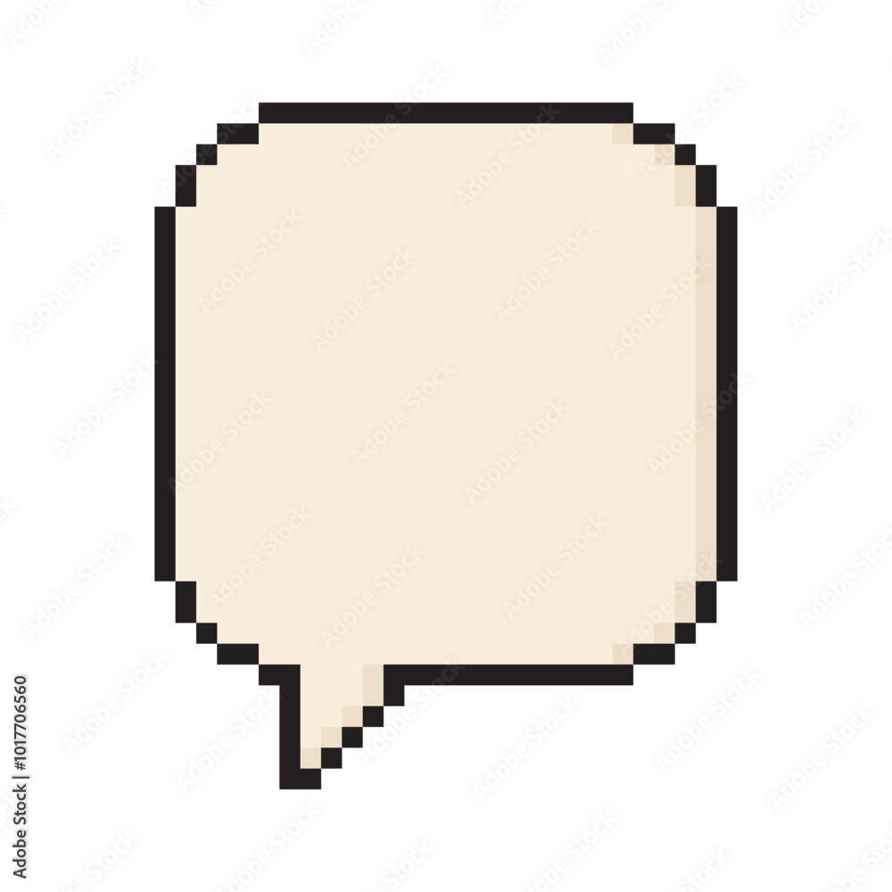 Speech Bubble Pixel Speech Bubble Pixel