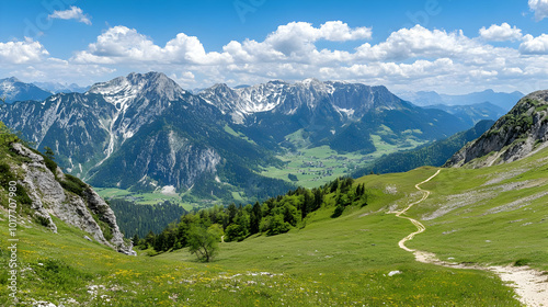 Mountain Trail View