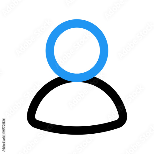 person line color icon