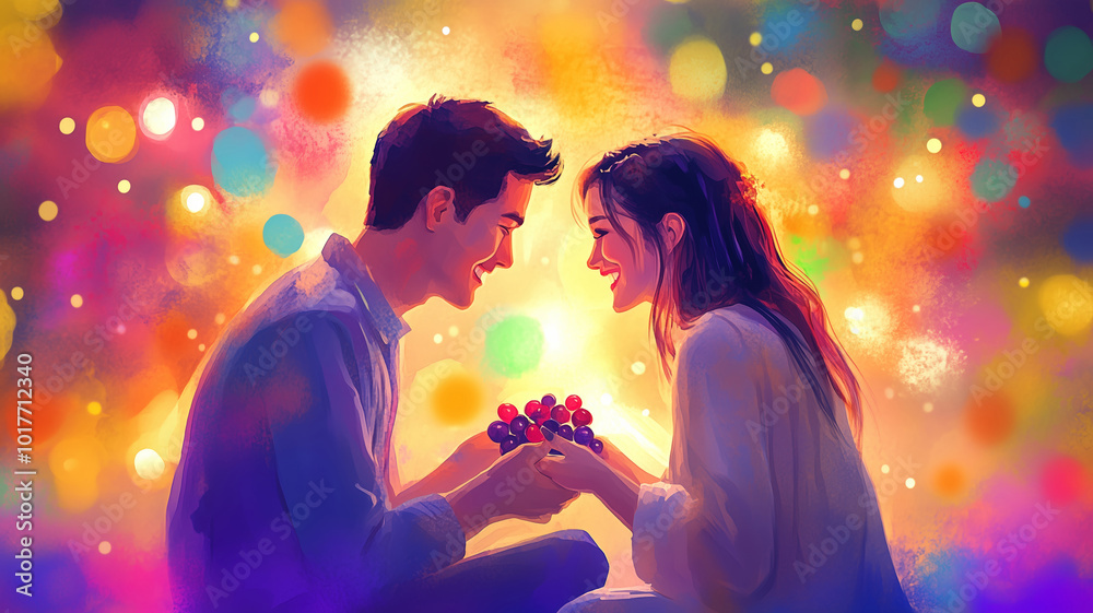 Celebrating the Spanish New Year with the tradition of eating twelve grapes for wishes and good luck at midnight Celebrating the Spanish New Year with the tradition of eating twelve grapes for wishes and good luck at midnight